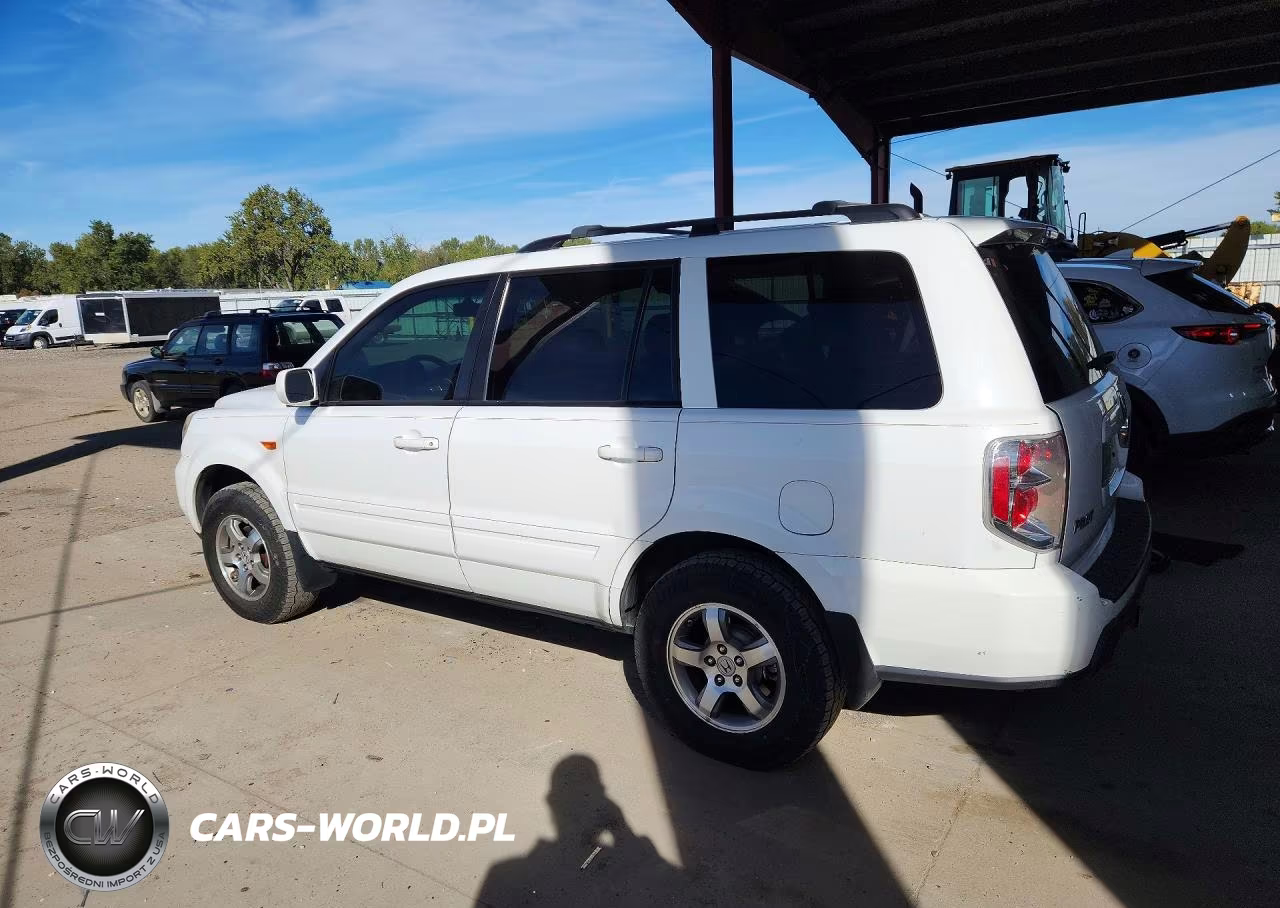 2007 Honda Pilot Exl VIN:2HKYF18517H507302 - 2