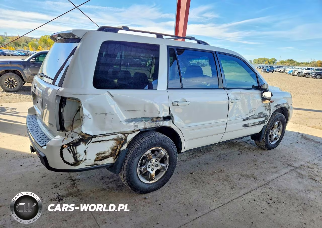 2007 Honda Pilot Exl VIN:2HKYF18517H507302 - 3