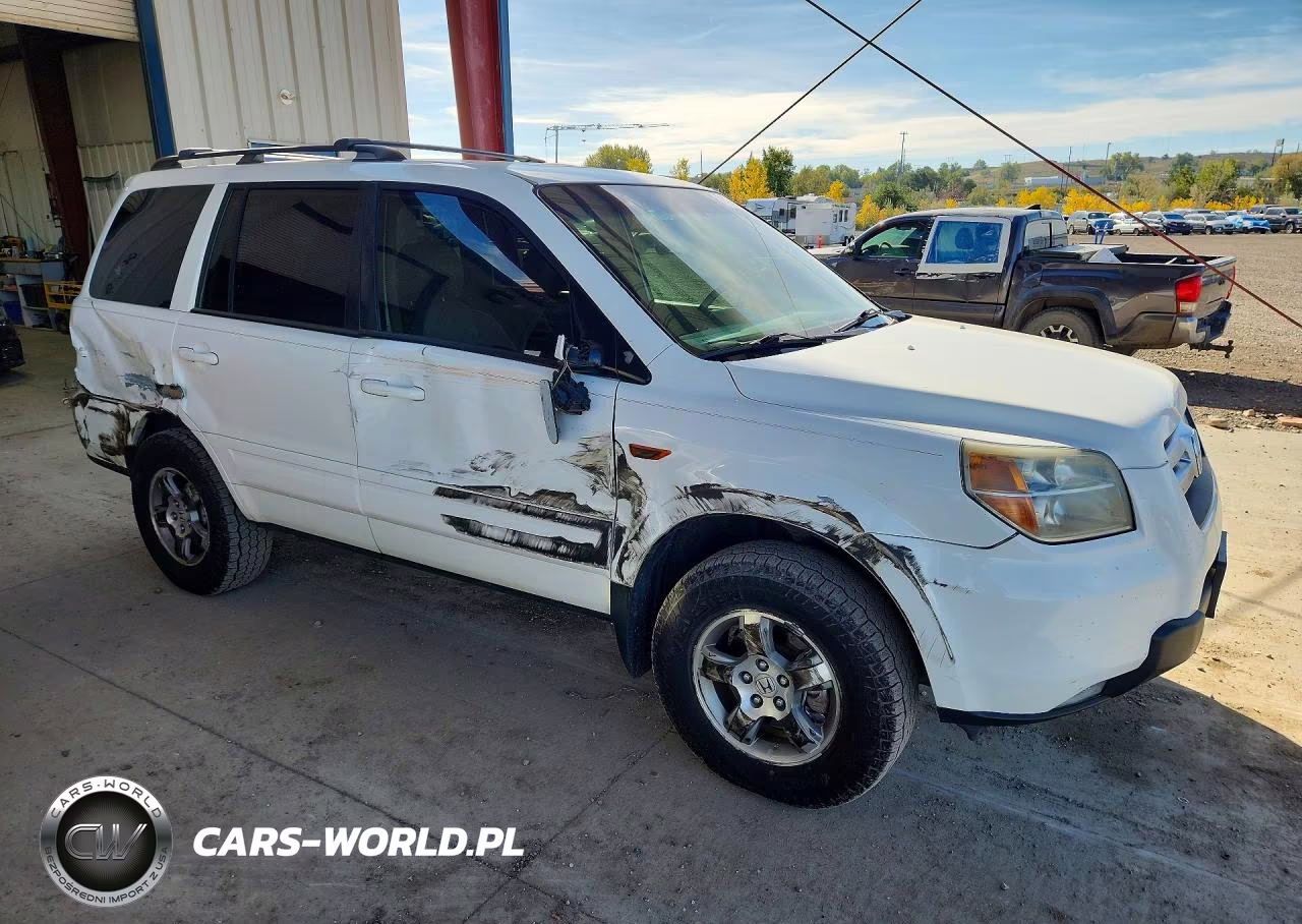 2007 Honda Pilot Exl VIN:2HKYF18517H507302 - 4