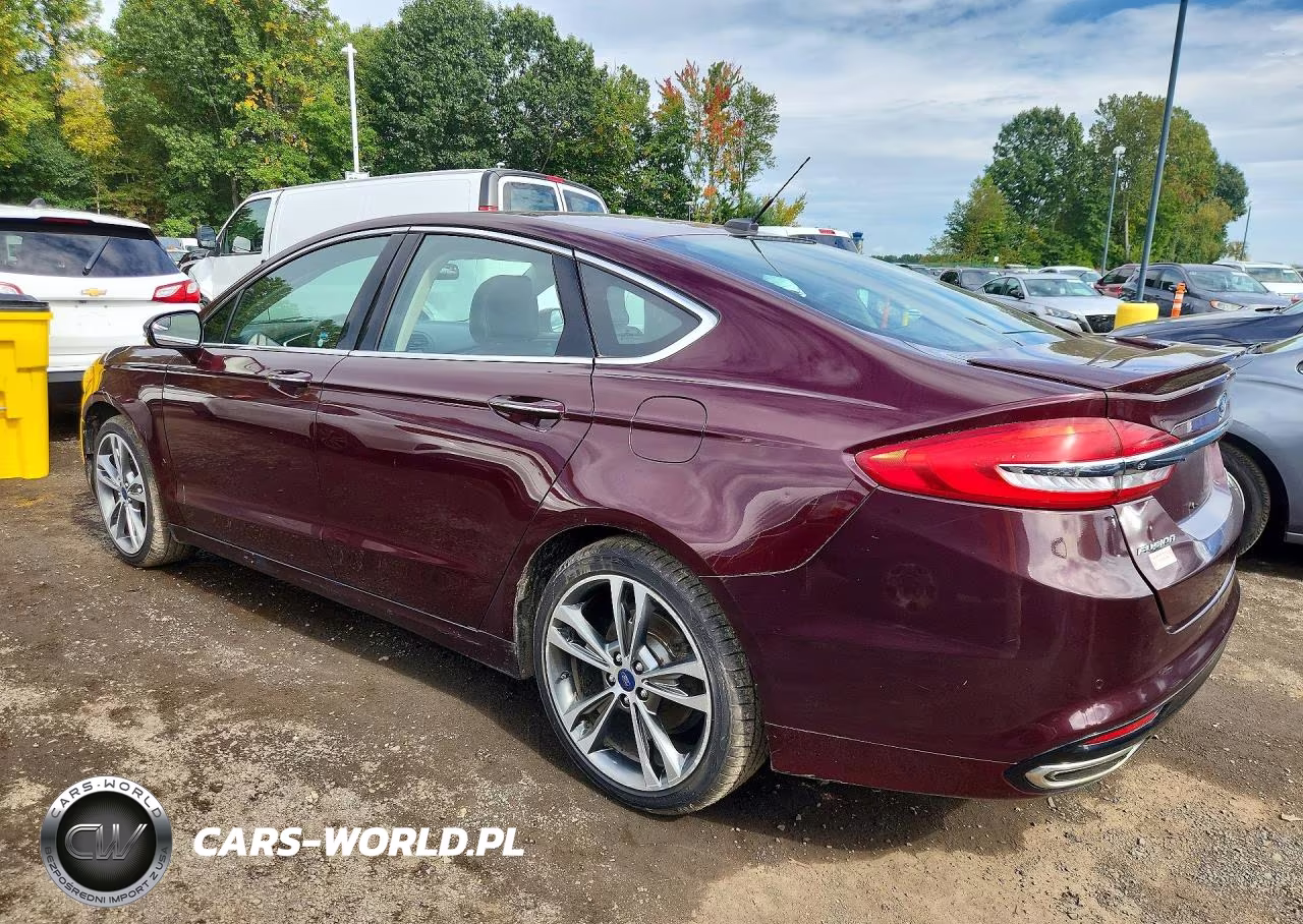 2017 Ford Fusion Titanium VIN:3FA6P0D99HR127989 - 2