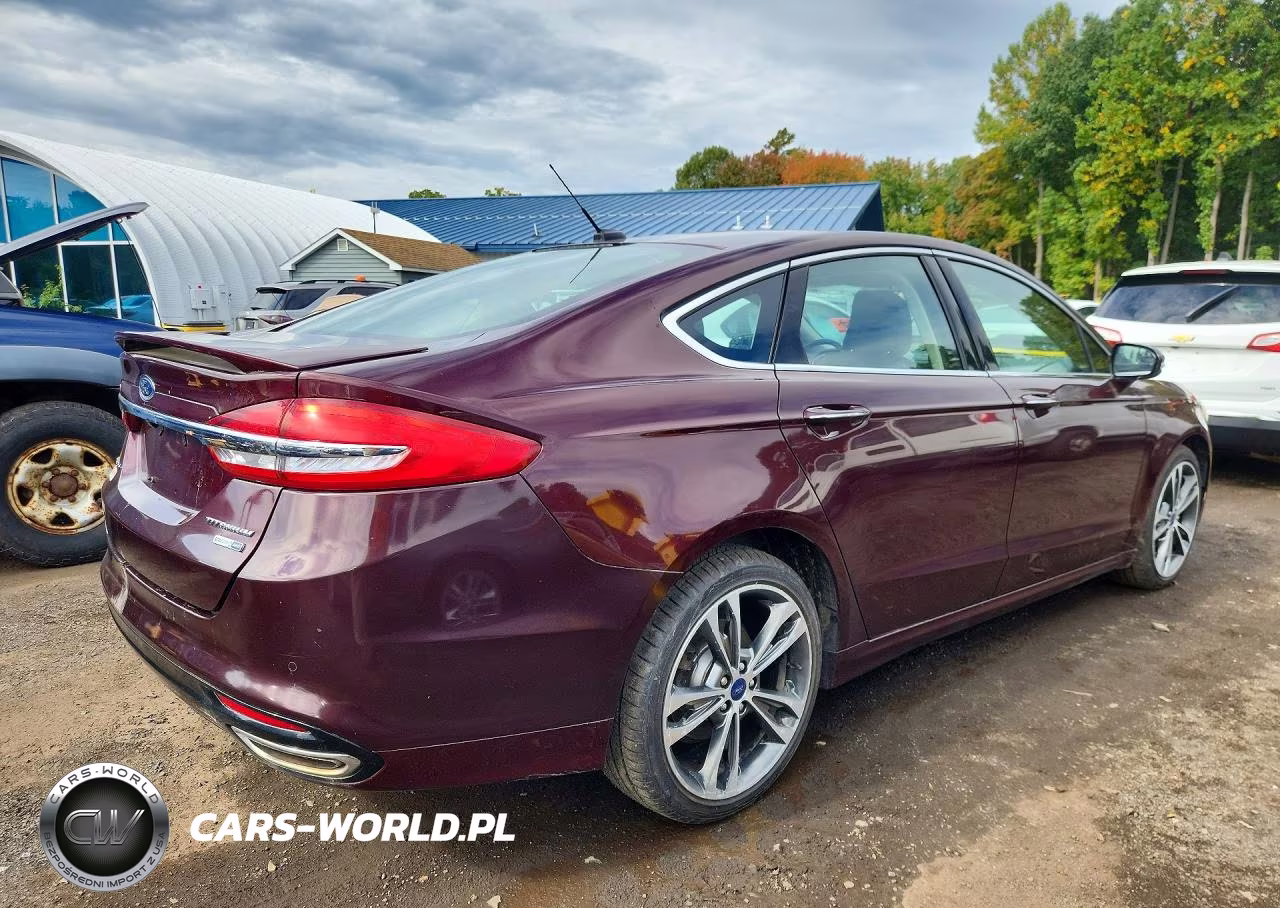 2017 Ford Fusion Titanium VIN:3FA6P0D99HR127989 - 3