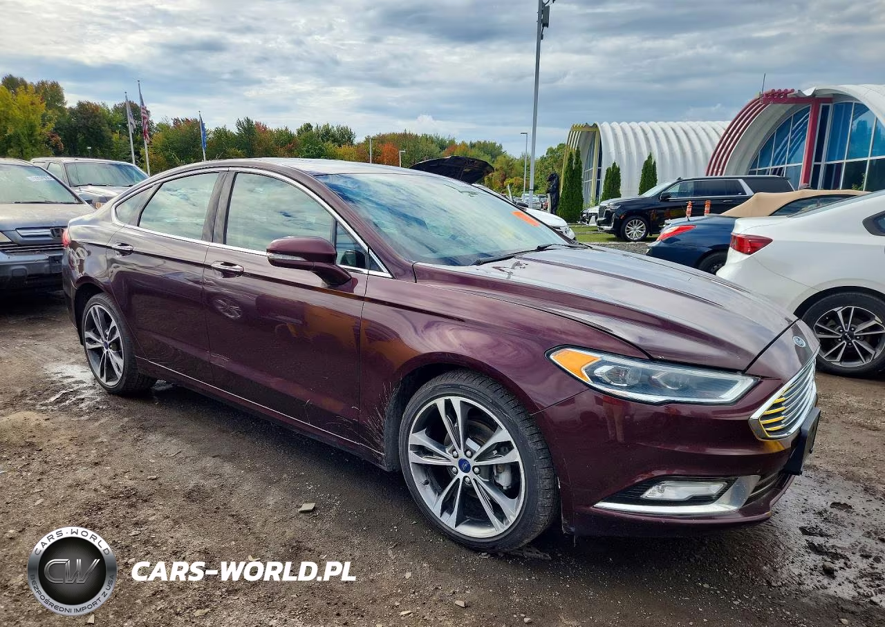 2017 Ford Fusion Titanium VIN:3FA6P0D99HR127989 - 4