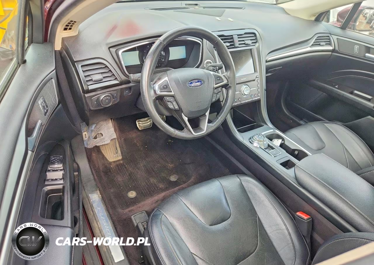 2017 Ford Fusion Titanium VIN:3FA6P0D99HR127989 - 8