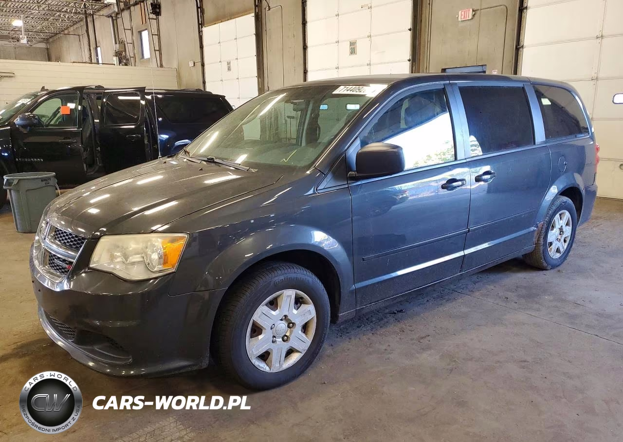2012 Dodge Grand Caravan Se VIN:2C4RDGBGXCR288070 - 1