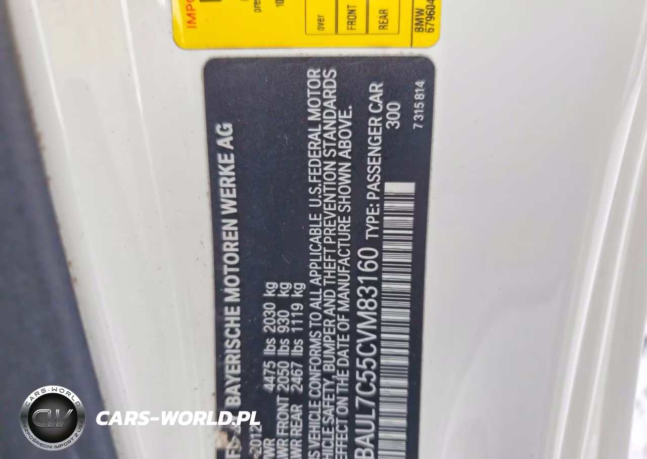 2012 BMW 128 I VIN:WBAUL7C55CVM83160 - 12