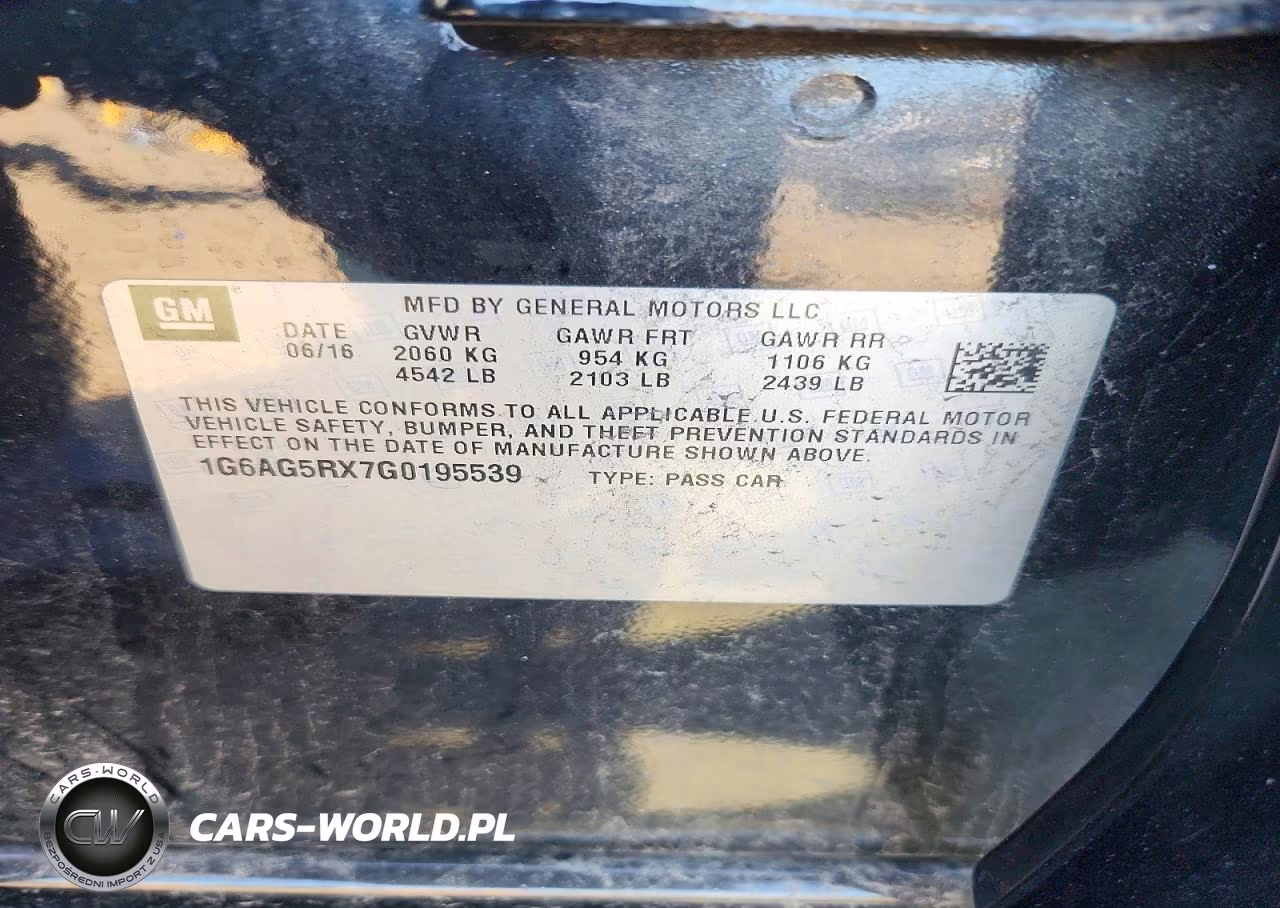 2016 Cadillac Ats VIN:1G6AG5RX7G0195539 - 13