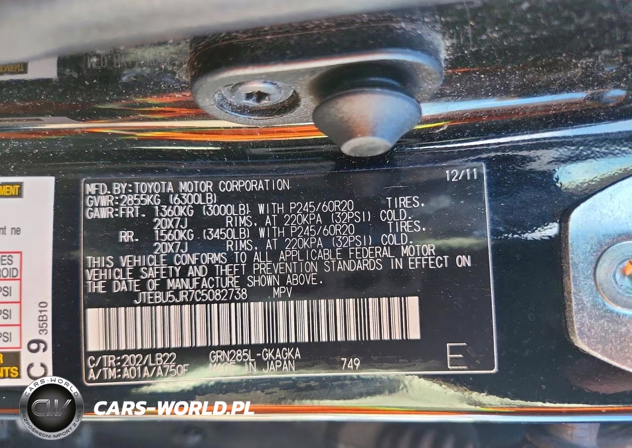 2012 Toyota 4Runner VIN:JTEBU5JR7C5082738 - 13