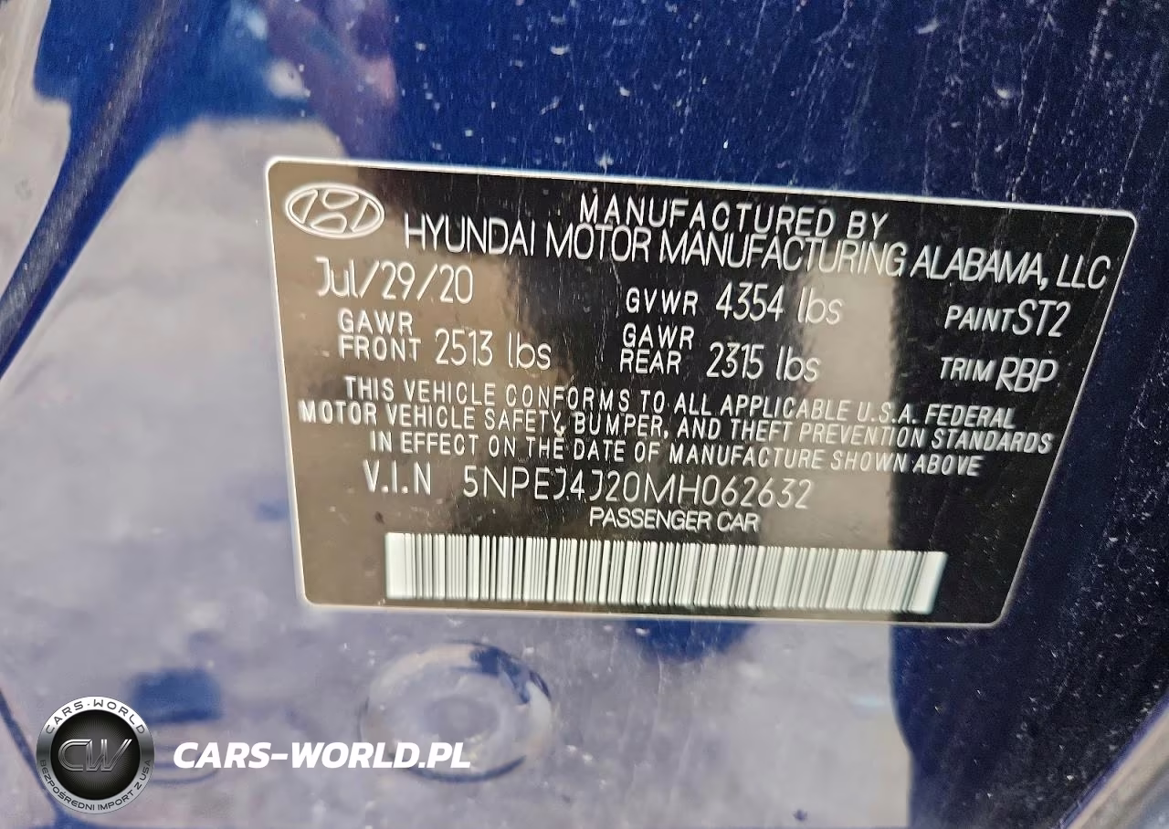 2021 Hyundai Sonata Sel Plus VIN:5NPEJ4J20MH062632 - 13
