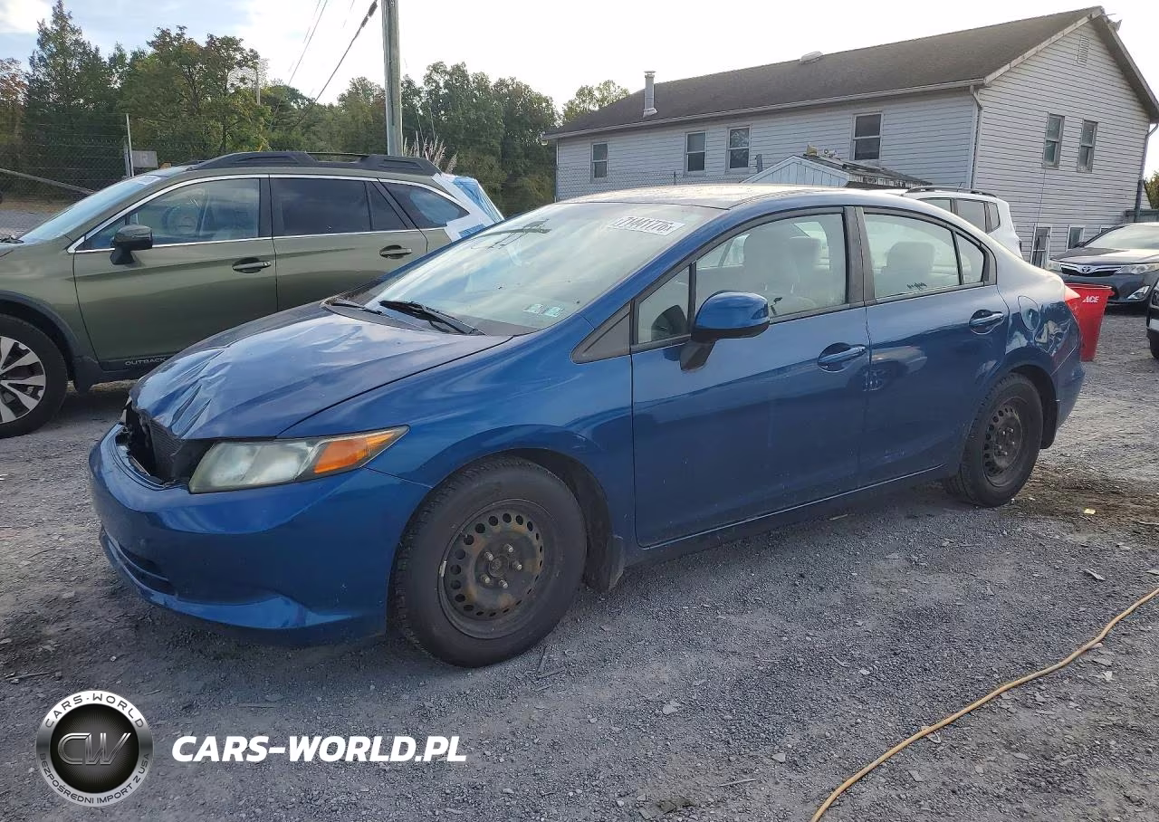 2012 Honda Civic Lx VIN:19XFB2F50CE359248 - 1