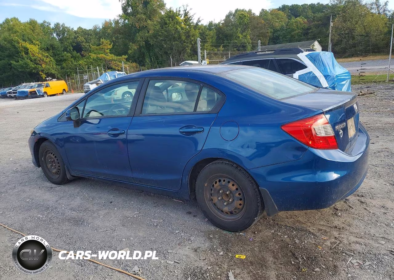 2012 Honda Civic Lx VIN:19XFB2F50CE359248 - 2