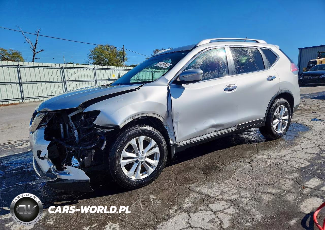 2014 Nissan Rogue Sv VIN:5N1AT2MTXEC854281 - 1