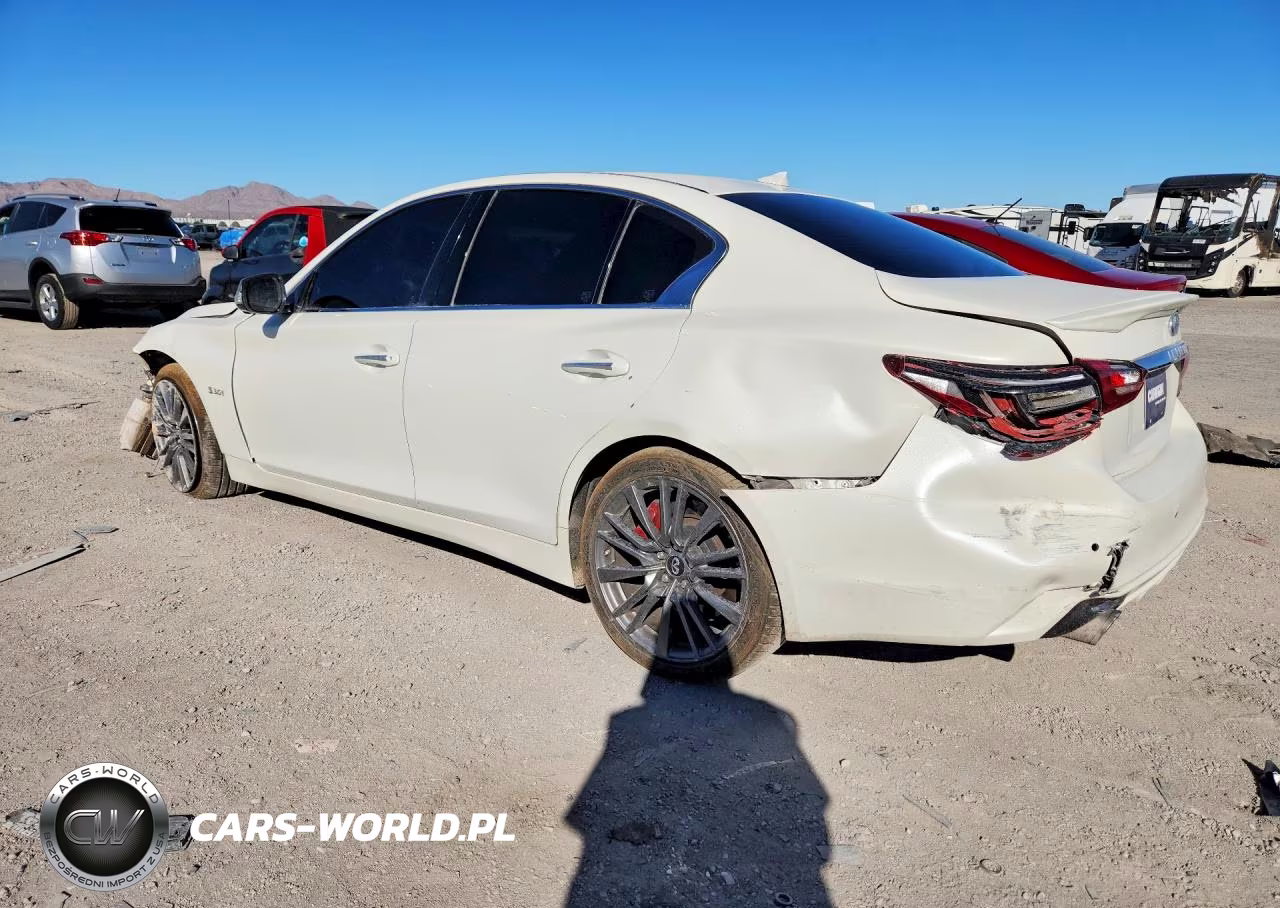 2019 Infiniti Q50 Red Sport 400 VIN:JN1FV7AP1KM760064 - 2