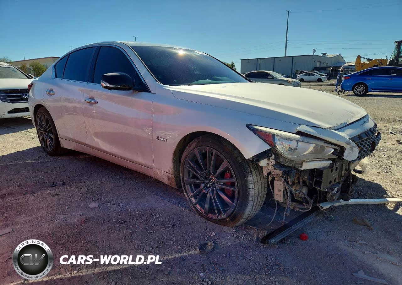 2019 Infiniti Q50 Red Sport 400 VIN:JN1FV7AP1KM760064 - 4