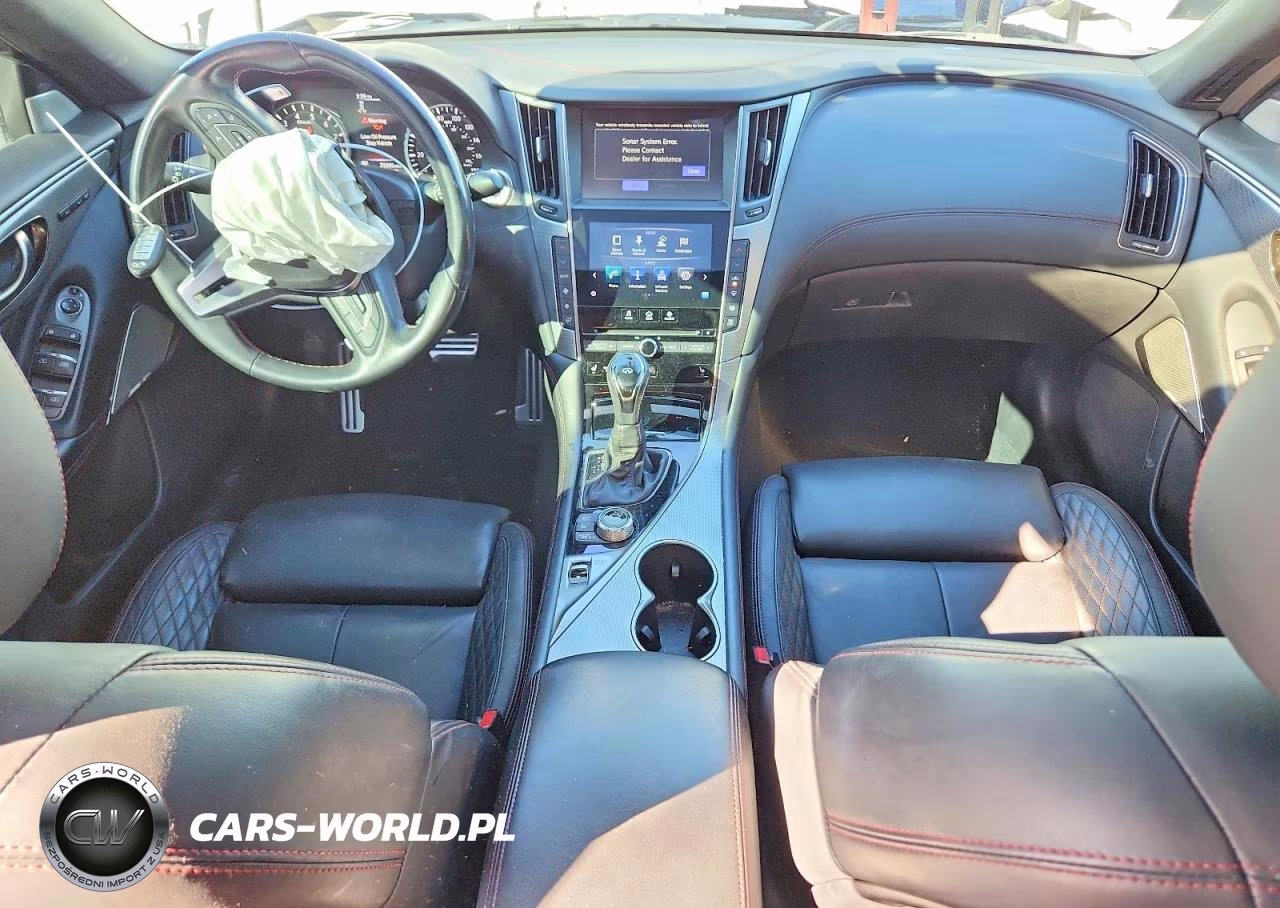 2019 Infiniti Q50 Red Sport 400 VIN:JN1FV7AP1KM760064 - 8