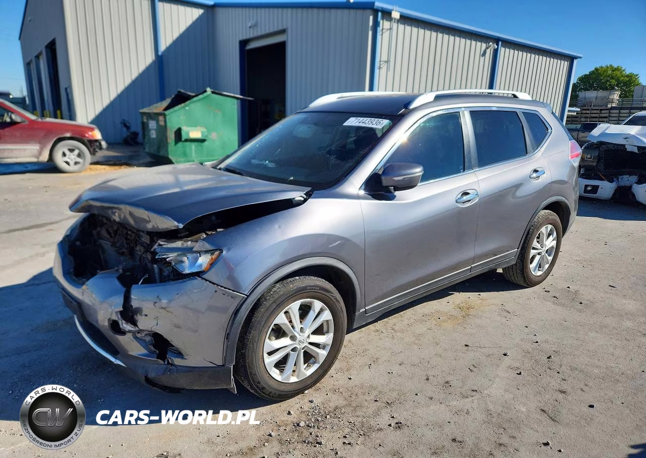 2015 Nissan Rogue Sv VIN:KNMAT2MT8FP512231 - 1