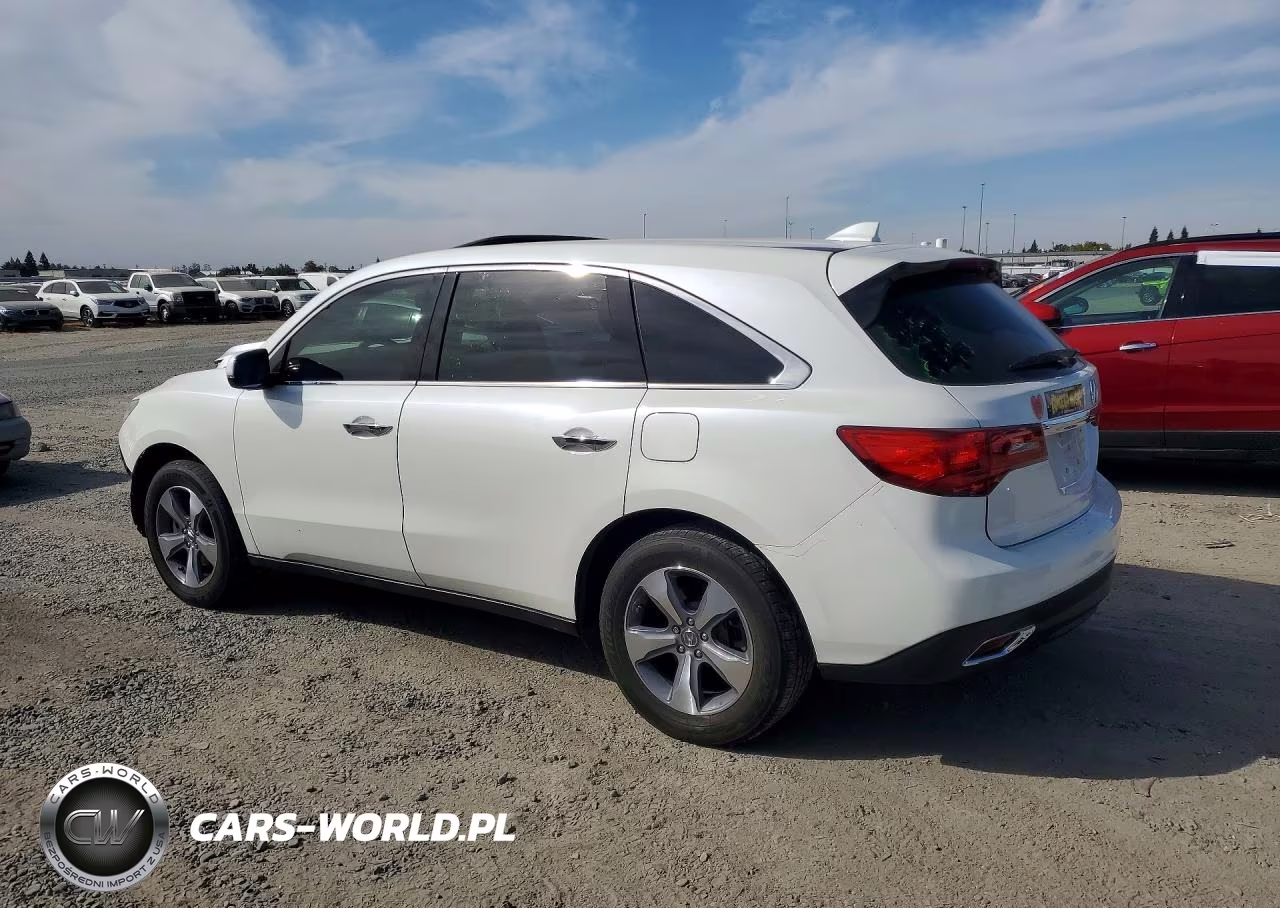 2014 Acura Mdx VIN:5FRYD3H25EB009105 - 2