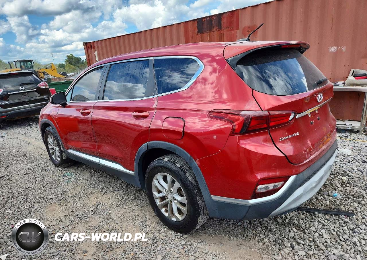 2019 Hyundai Santa Fe Se VIN:5NMS2CAD9KH076454 - 2