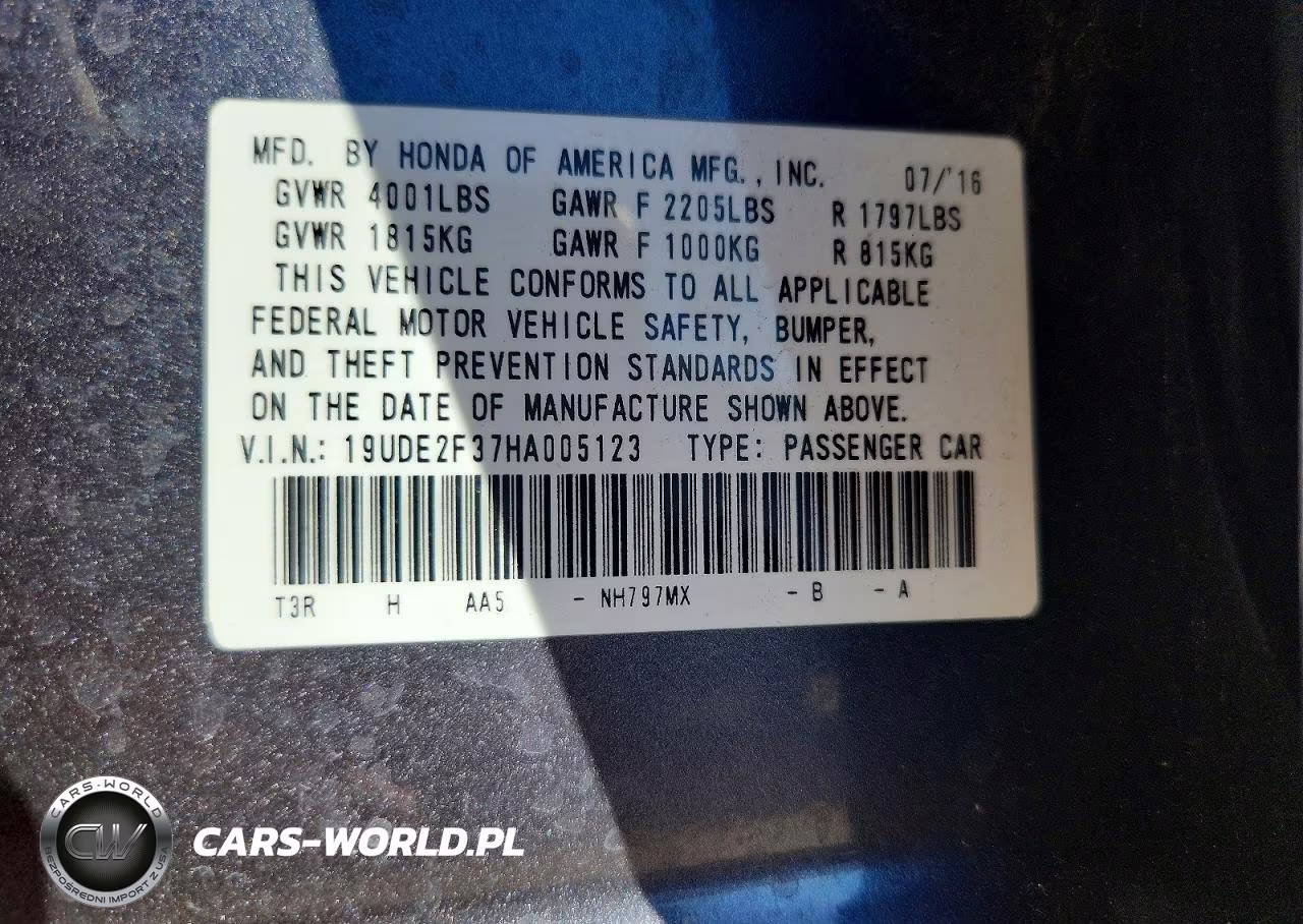 2017 Acura Ilx Base Watch Plus VIN:19UDE2F37HA005123 - 12