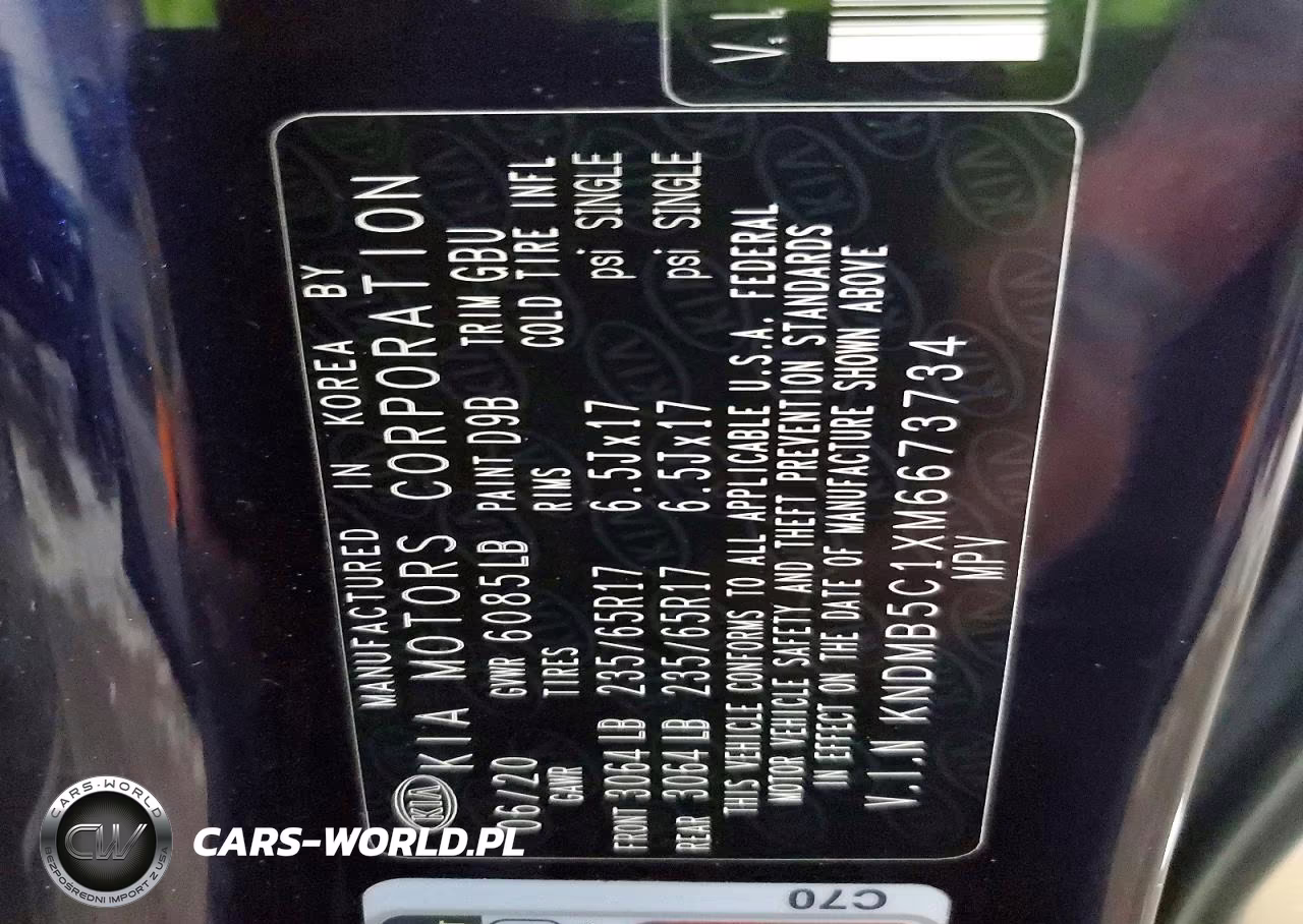 2021 Kia Sedona Lx VIN:KNDMB5C1XM6673734 - 13
