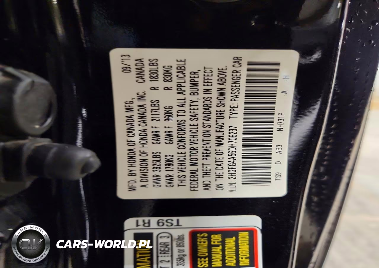 2013 Honda Civic Si VIN:2HGFG4A56DH706237 - 12