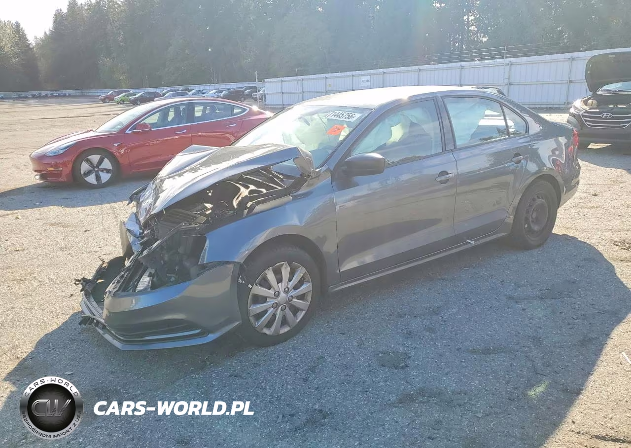 2015 Volkswagen Jetta Base VIN:3VW2K7AJ5FM254423 - 1