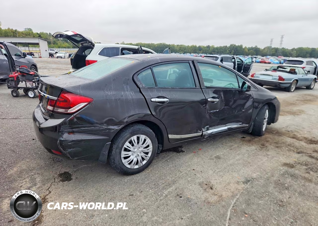 2013 Honda Civic Lx VIN:2HGFB2F53DH584884 - 3