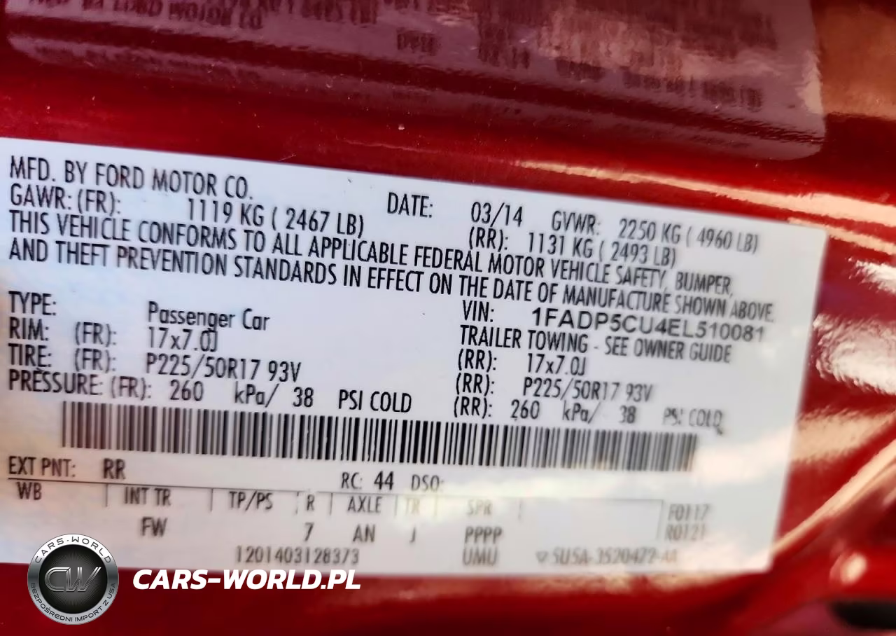 2014 Ford C-Max Premium VIN:1FADP5CU4EL510081 - 12