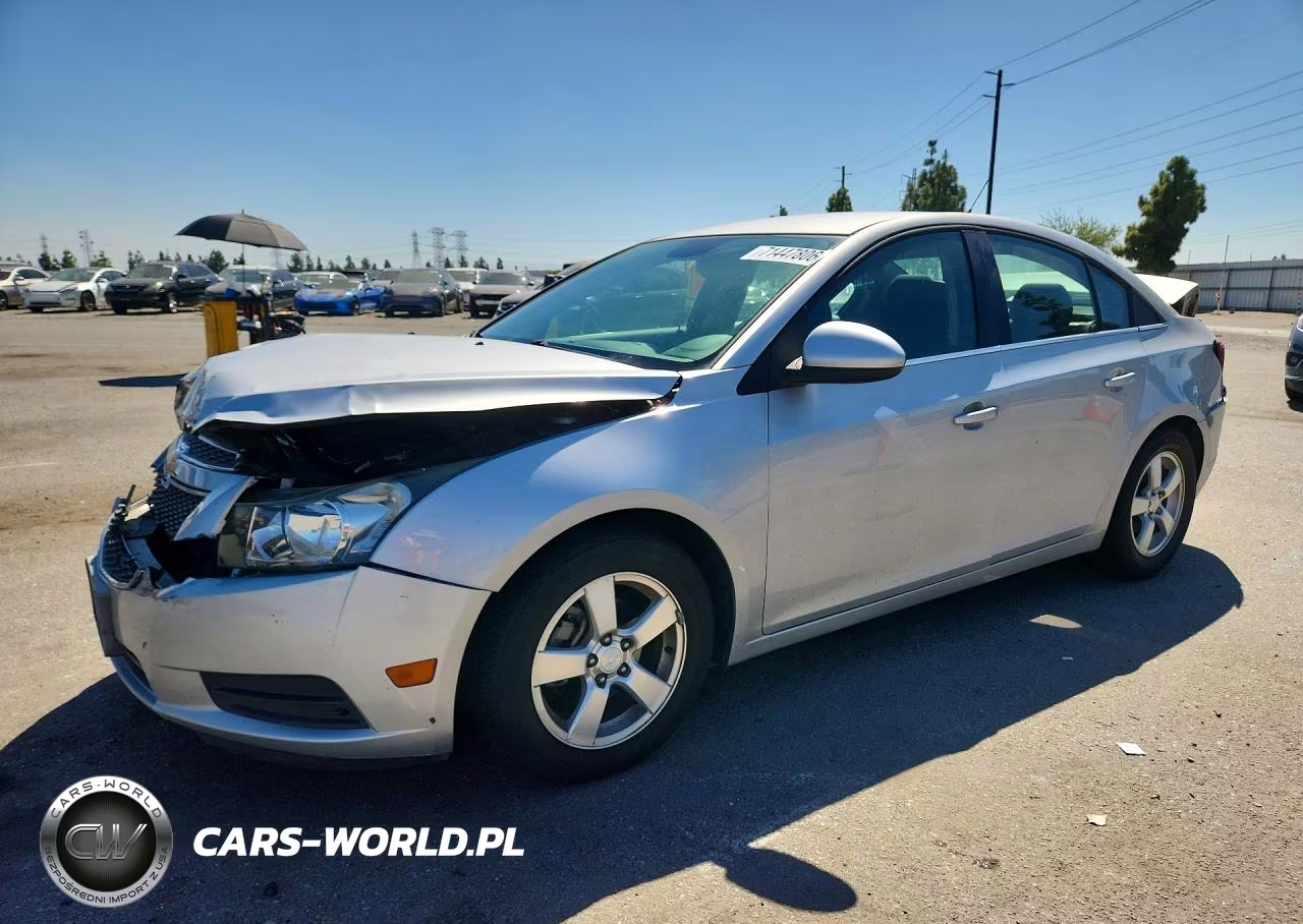 2013 Chevrolet Cruze Lt VIN:1G1PC5SB6D7158544 - 1