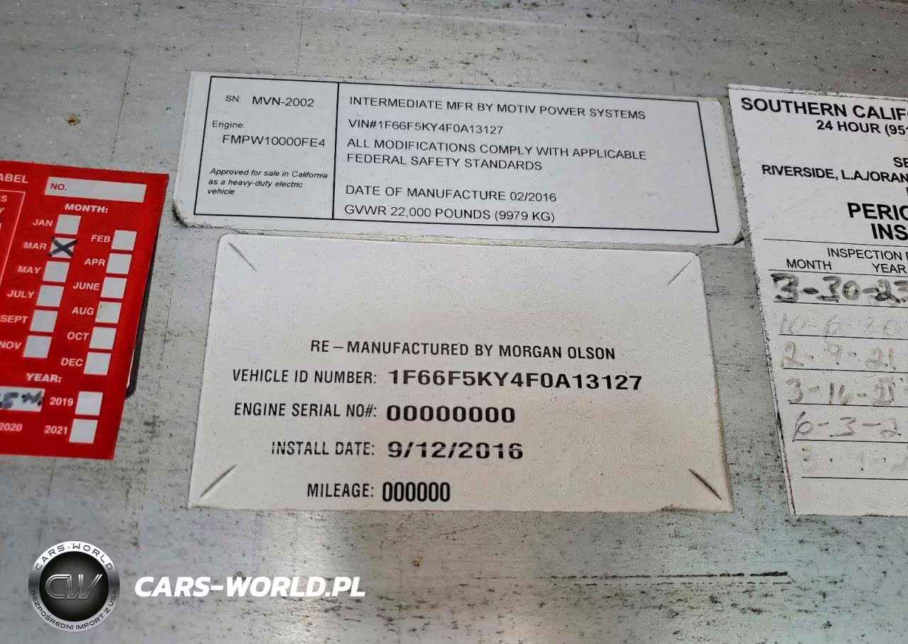 2015 Ford F59 - Delivery Van VIN:1F66F5KY4F0A13127 - 13