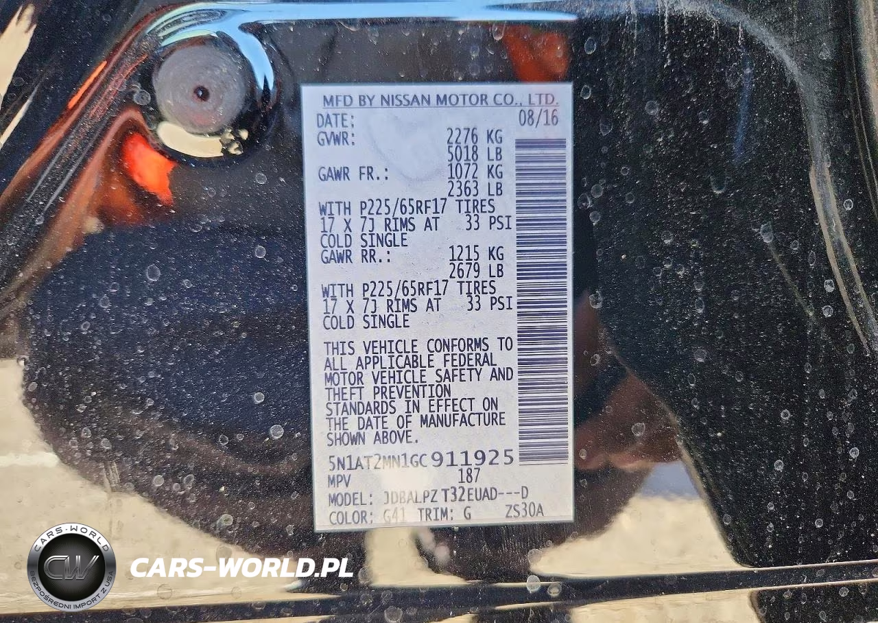 2016 Nissan Rogue S VIN:5N1AT2MN1GC911925 - 14