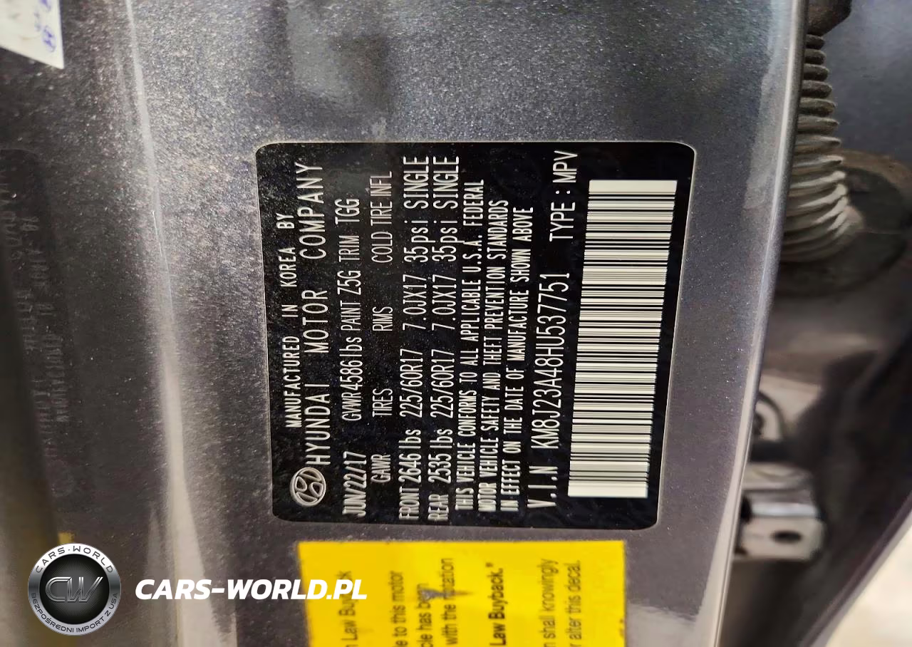 2017 Hyundai Tucson Se VIN:KM8J23A48HU537751 - 13