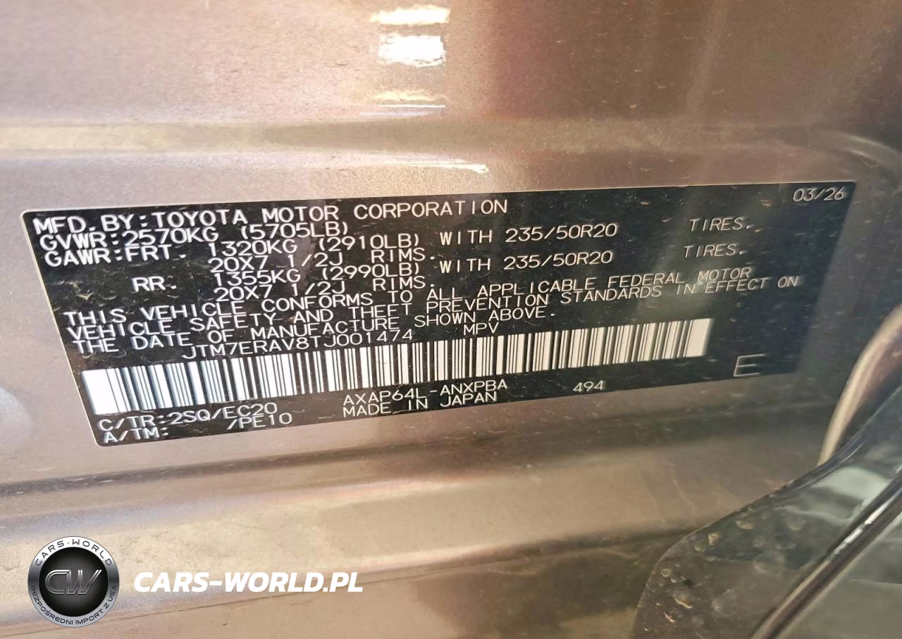 2026 Toyota Rav4 Plug-In Hybrid Xse VIN:JTM7ERAV8TJ001474 - 14