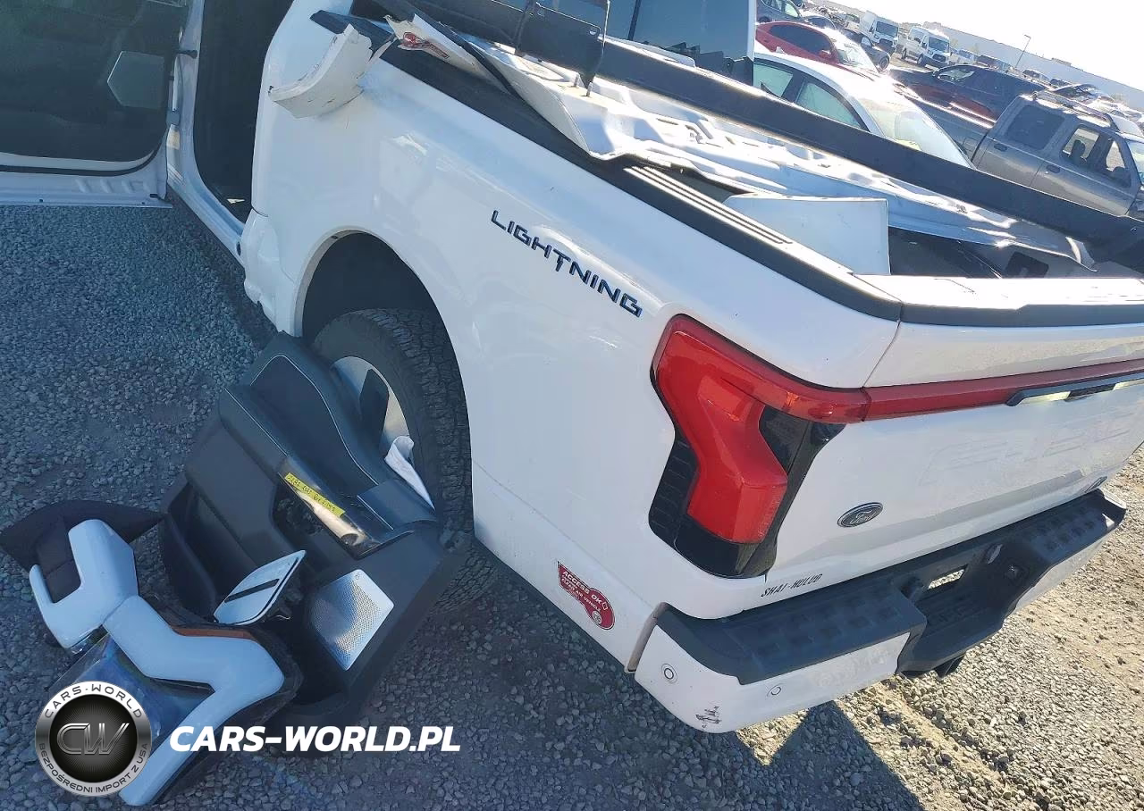 2023 Ford F150 Lightning Pro VIN:1FT6W1EV1PWG25629 - 12