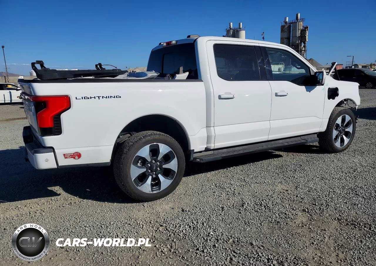 2023 Ford F150 Lightning Pro VIN:1FT6W1EV1PWG25629 - 3