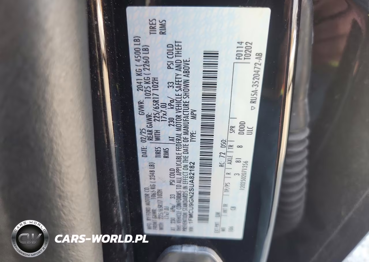 2025 Ford Escape Active VIN:1FMCU9GN2SUA82182 - 13