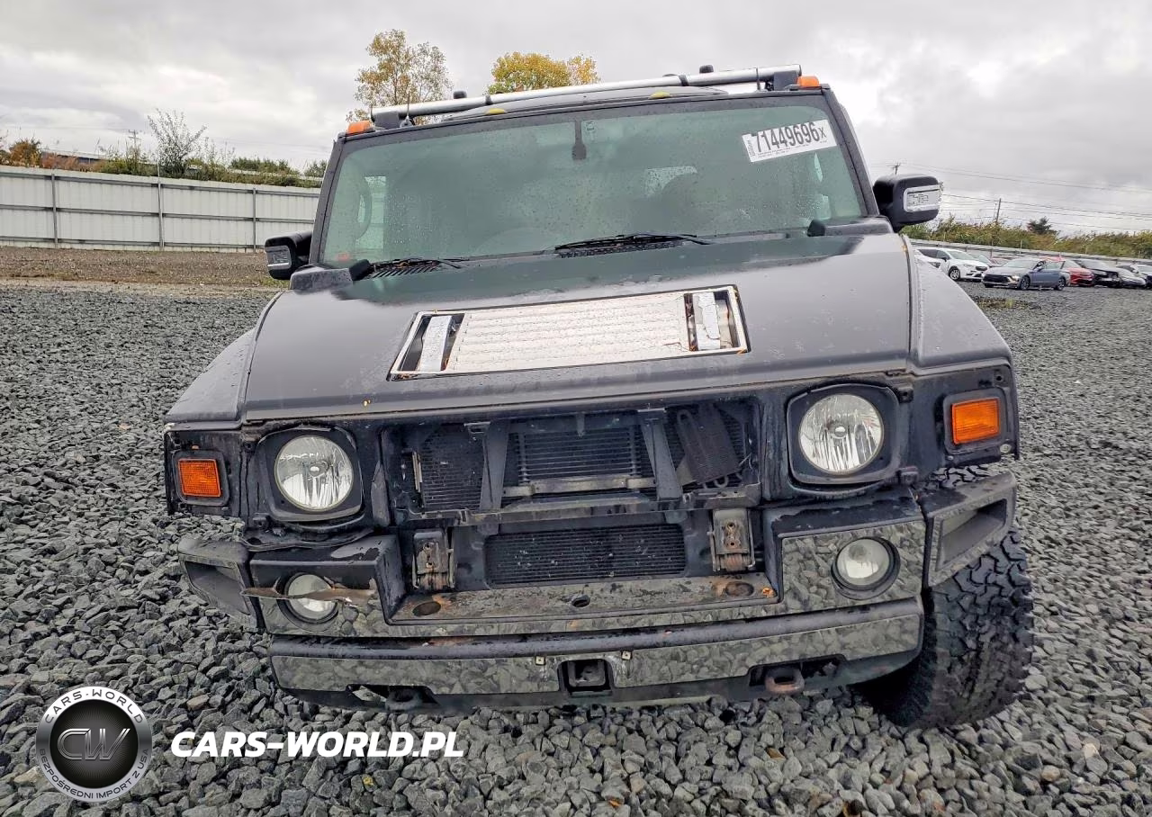 2003 Hummer H2 VIN:5GRGN23U63H117788 - 5