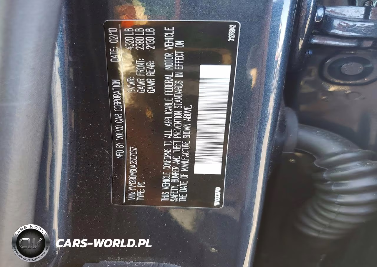 2010 Volvo S40 2.4I VIN:YV1390MS0A2507057 - 12