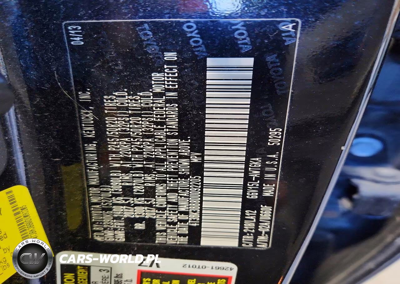 2013 Toyota Venza Xle VIN:4T3BK3BB8DU092205 - 12