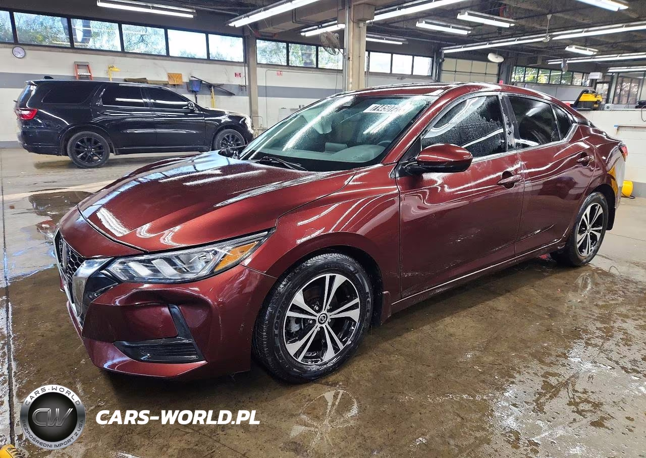 2022 Nissan Sentra Sv VIN:3N1AB8CV6NY320427 - 1