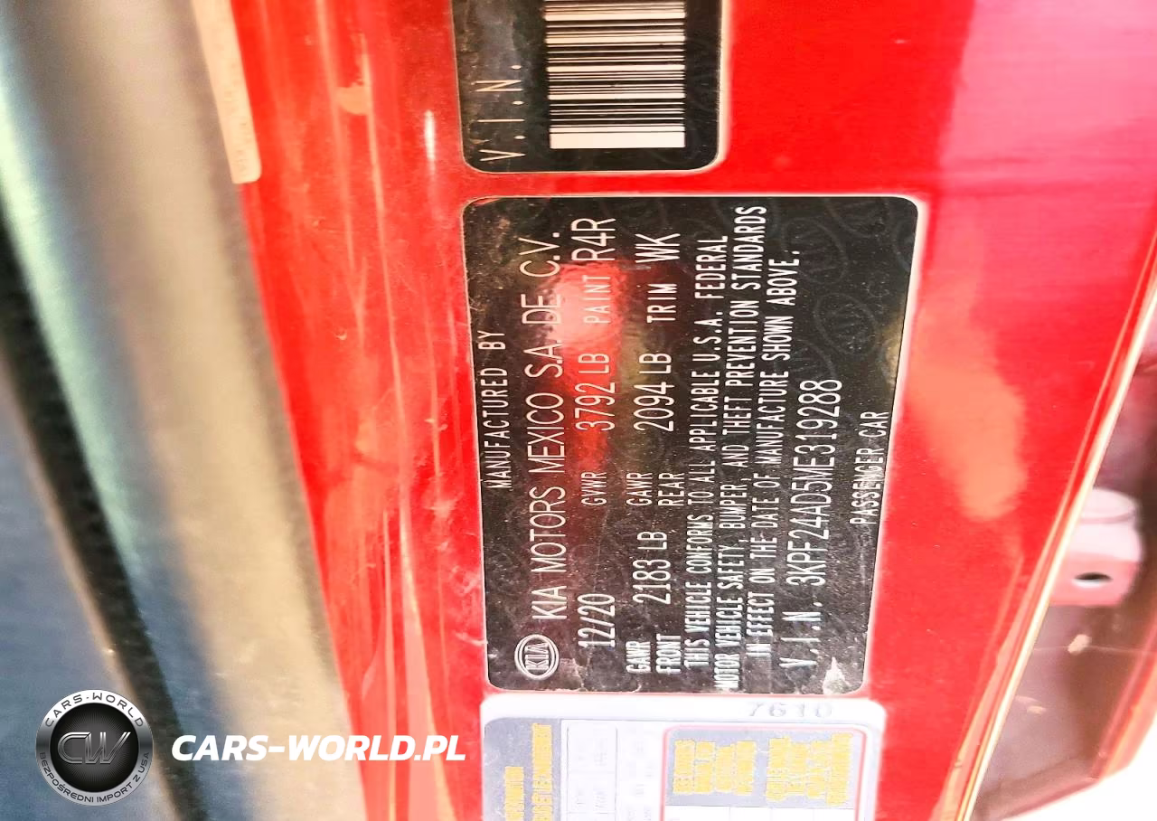 2021 Kia Forte Lxs VIN:3KPF24AD5ME319288 - 12