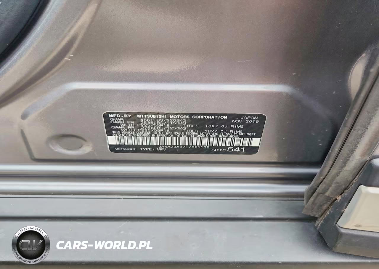 2020 Mitsubishi Outlander Se VIN:JA4AZ3A37LZ025136 - 13