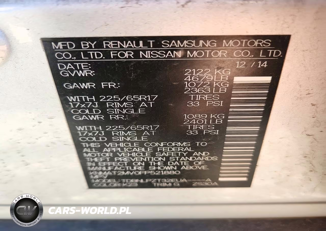 2015 Nissan Rogue S VIN:KNMAT2MV0FP521880 - 13
