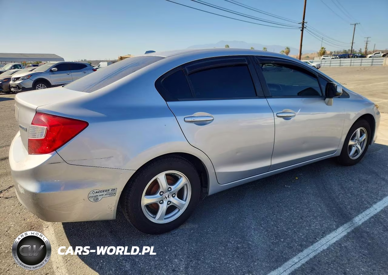 2012 Honda Civic Natural Gas VIN:19XFB5F51CE002078 - 3
