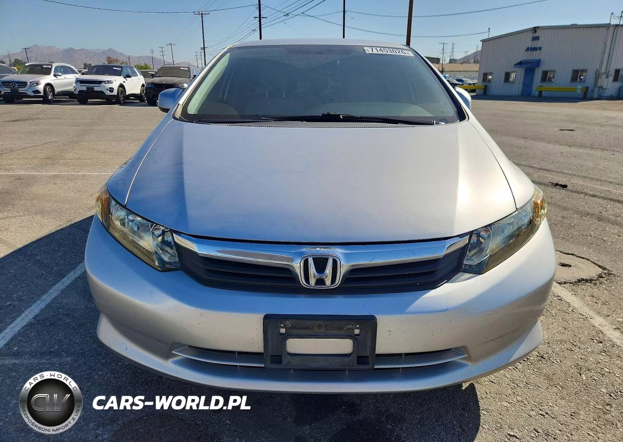 2012 Honda Civic Natural Gas VIN:19XFB5F51CE002078 - 5