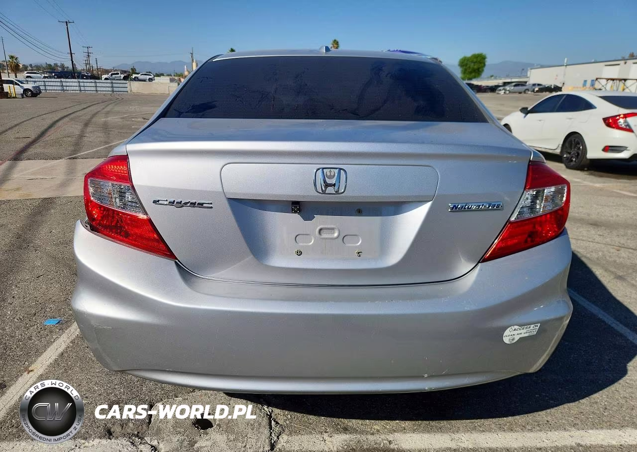 2012 Honda Civic Natural Gas VIN:19XFB5F51CE002078 - 6