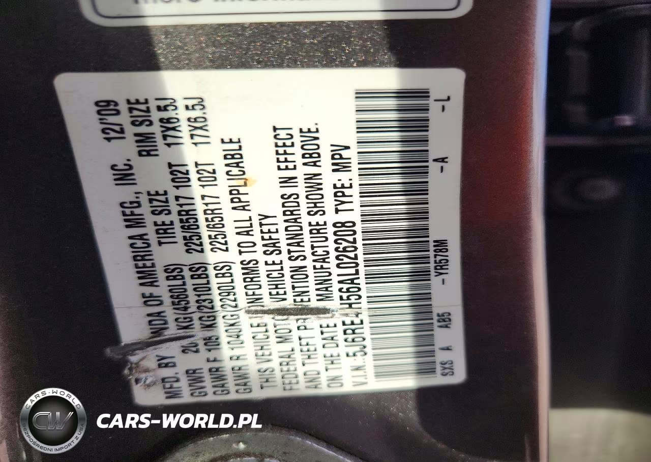 2010 Honda Cr-V Ex VIN:5J6RE4H56AL026208 - 13