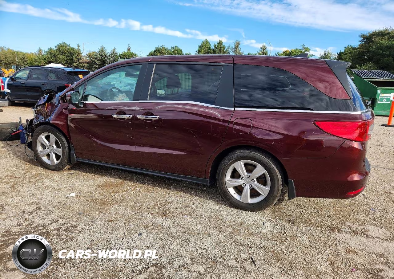 2019 Honda Odyssey Exl VIN:5FNRL6H76KB066446 - 2