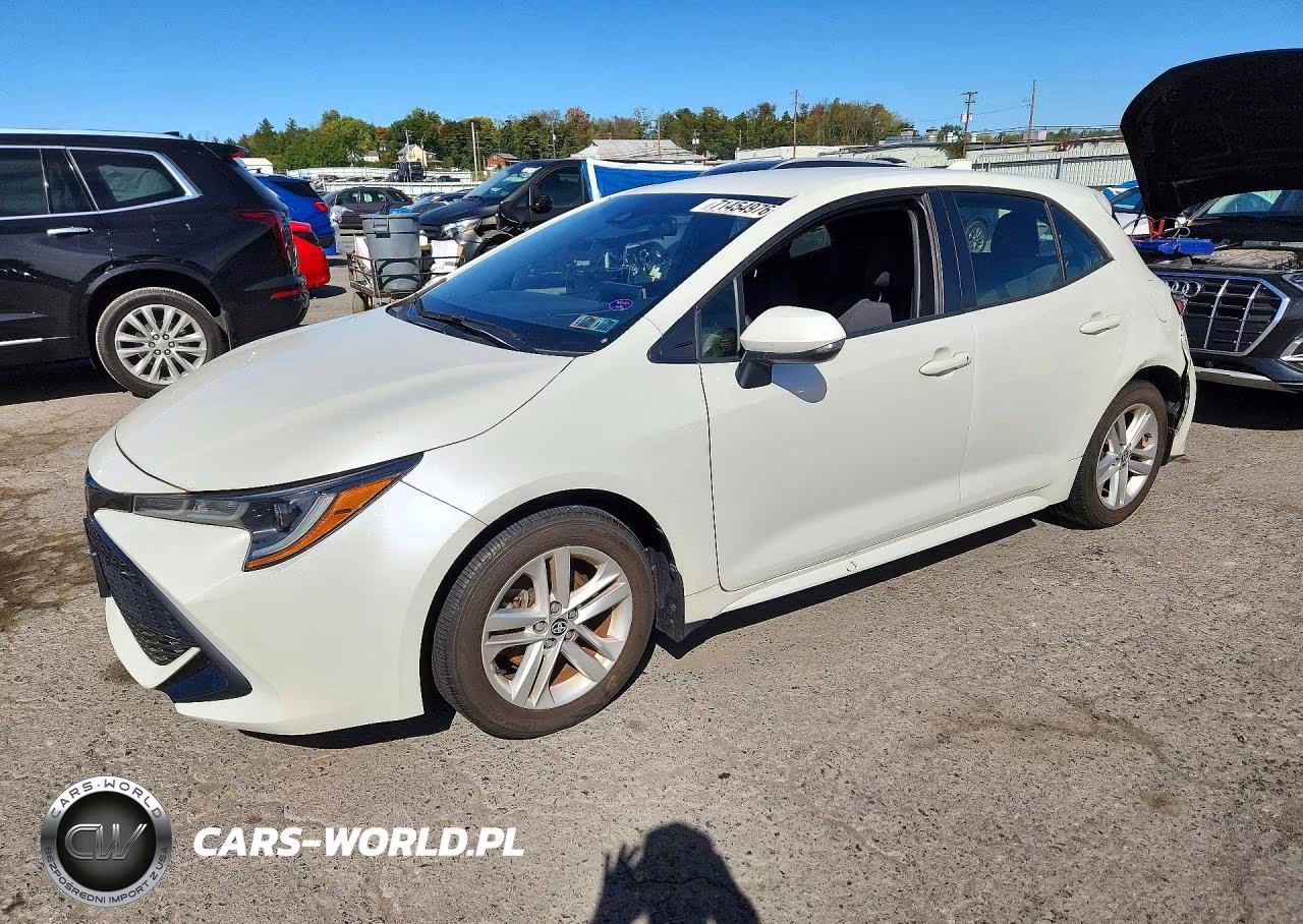 2019 Toyota Corolla Hatchback Se VIN:JTNK4RBE5K3040002 - 1
