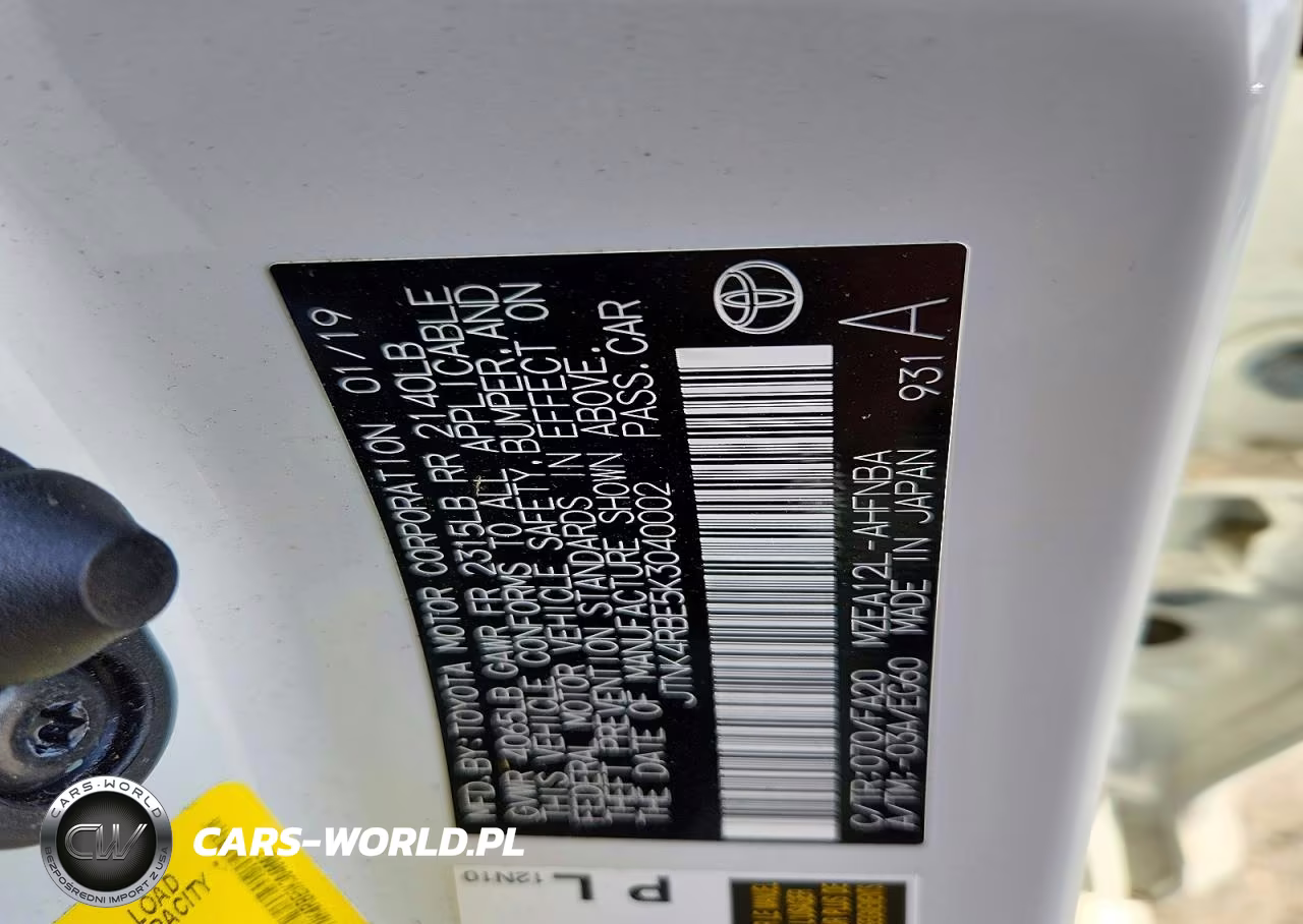 2019 Toyota Corolla Hatchback Se VIN:JTNK4RBE5K3040002 - 12