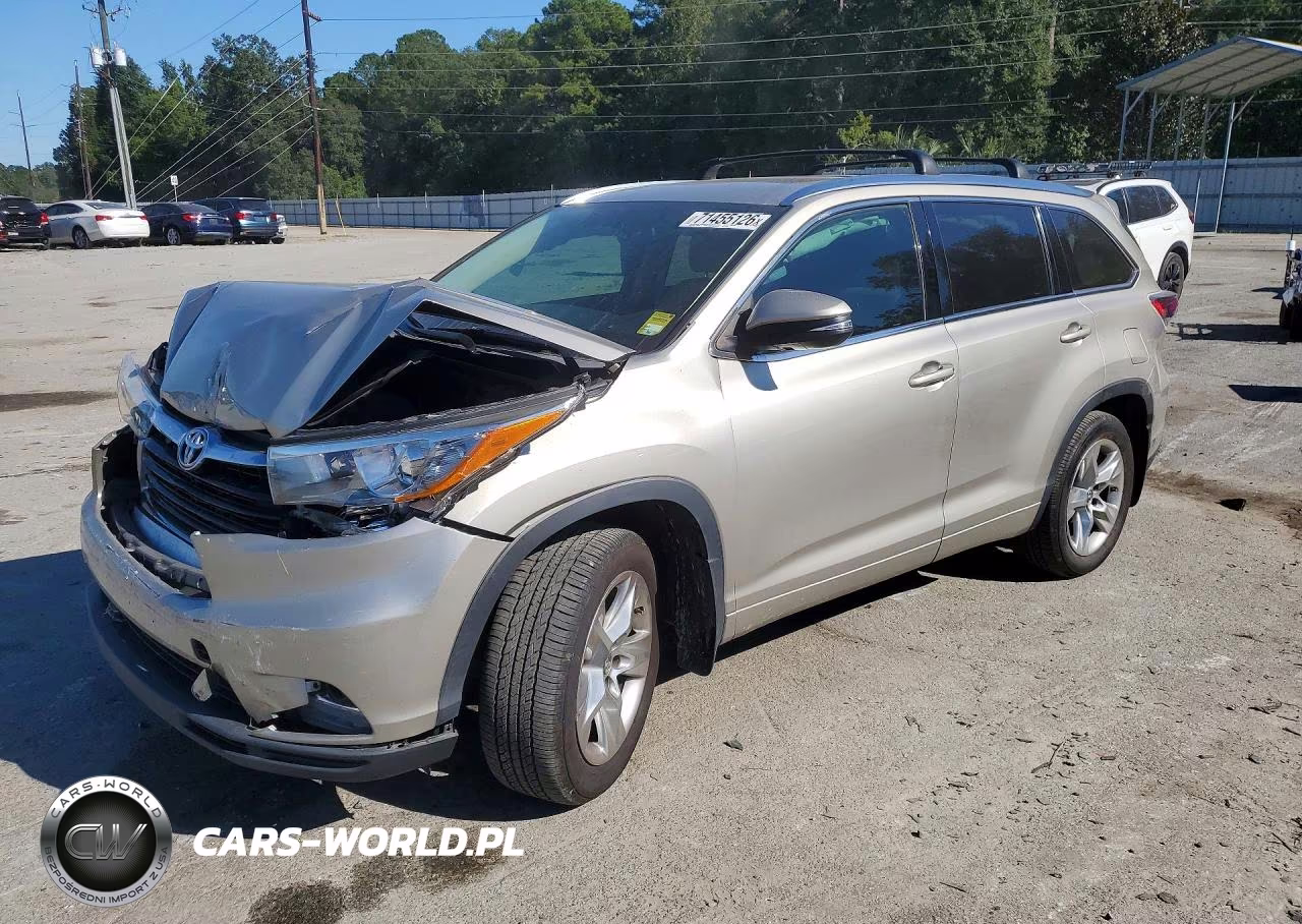 2016 Toyota Highlander Limited VIN:5TDDKRFHXGS284421 - 1